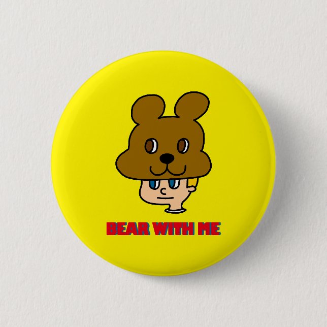 Bär mit Me Button (Vorderseite)