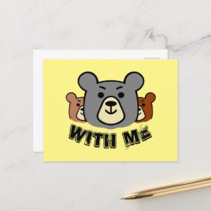 Bär mit mir! postkarte