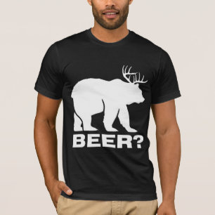 Bär mit Rotwild-Bier? T-Shirt