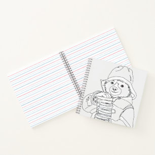Bär mit Sandwiches Notizbuch