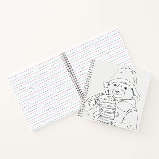 Bär mit Sandwiches Notizbuch (Innenseite)