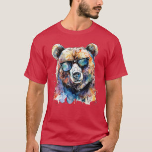 Bär mit Sonnenbrille TShirt