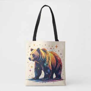 Bär mit Sternen Tasche
