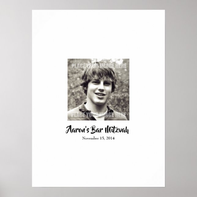 Bar Mitzvah Connexion Party Board Poster (Devant)