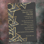 Bar Mitzvah Dark Gray Gold Star von David Einladung<br><div class="desc">Bar Mitzvah Dark Gray Gold Star von David Bar Mitzvah und Bat Mitzvah Einladung Set von Umua entworfen. Gedruckt und ausgeliefert von Zazzle oder seinen Partnern.</div>