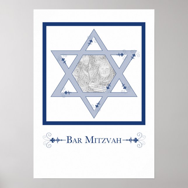 Bar mitzvah (der Stern eines vorzüglichen Fotos mi Poster (Vorne)