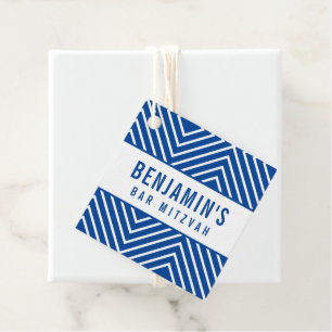 BAR MITZVAH, einfach, modern, geometrisch, königsb Geschenkanhänger