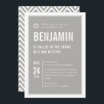 BAR MITZVAH, einfach, modern, grau Einladung<br><div class="desc">durch kat massard >>> kat@simplysweetPAPERIE.com << << CONTACT ME für den benutzerdefinierten Wortlaut oder um irgendwelche Zeilen in hebräischer Liebe das Design hinzuzufügen, aber möchte einige Änderungen sehen - ein anderes Farbschema, Produkt, ein Foto hinzufügen oder angepasst für einen anderen Anlass - keine Sorgen einfach kontaktieren Sie mich - ich...</div>