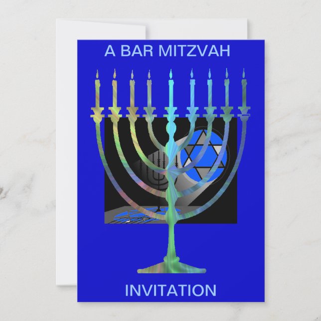 BAR MITZVAH, EINLADUNG DURCH AES (Vorderseite)