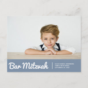 Bar Mitzvah Einladungen für moderne Fotos