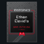 BAR MITZVAH ERINNERUNGEN Gamer cool angesagter Rot Notizblock<br><div class="desc">durch kat massard >>>> WWW.SIMPLYSWEETPAPERIE.COM<<< - - - - - - - - - - - - - - - - A super cool GAMER THEMED welcome sign for your event. Setup as a template it is simple for you to add your own details, or hit the customize button and...</div>