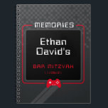 BAR MITZVAH ERINNERUNGEN Gamer cool angesagter Rot Notizblock<br><div class="desc">durch kat massard >>>> WWW.SIMPLYSWEETPAPERIE.COM<<< - - - - - - - - - - - - - - - - A super cool GAMER THEMED welcome sign for your event. Setup as a template it is simple for you to add your own details, or hit the customize button and...</div>