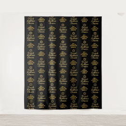Bar Mitzvah-Hintergrund| Schritt- und Wiederholung Wandteppich