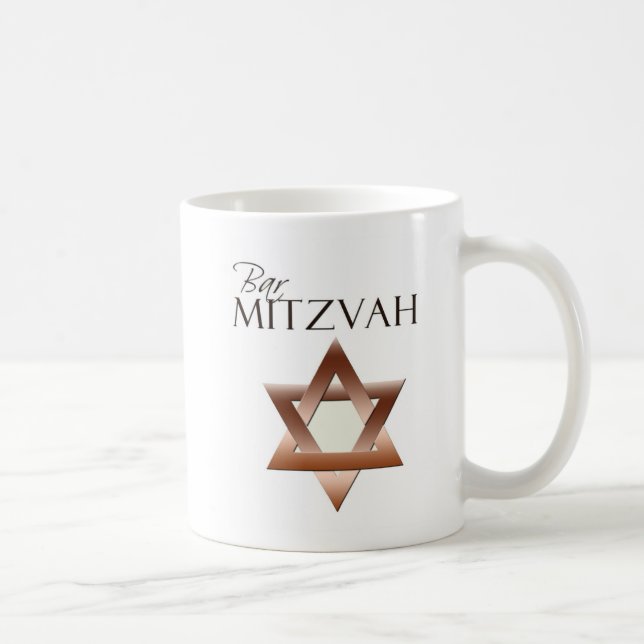 Bar Mitzvah Kaffee-Tassen Kaffeetasse (Rechts)