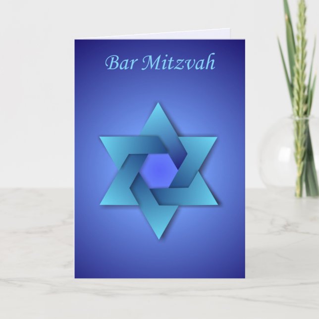 Bar Mitzvah-Karte Karte (Vorderseite)