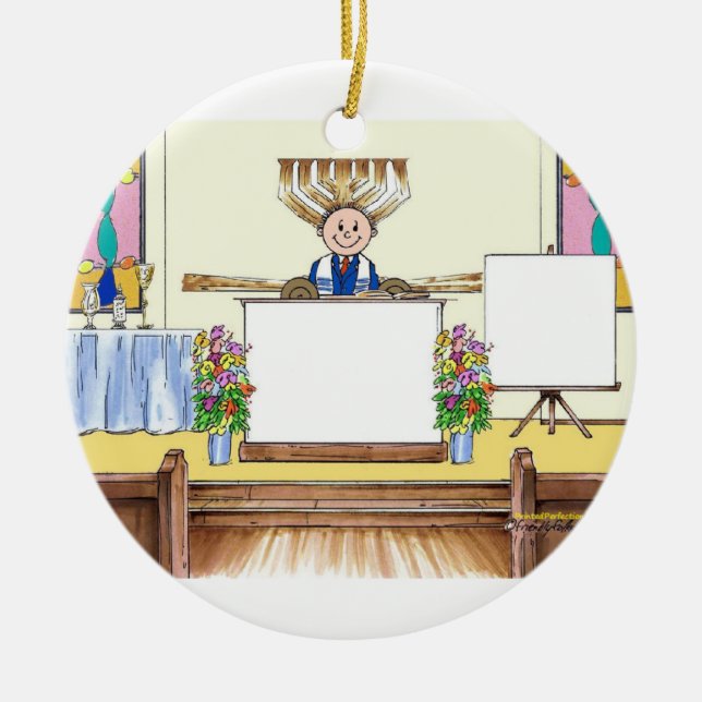 Bar Mitzvah Keramikornament (Vorne)