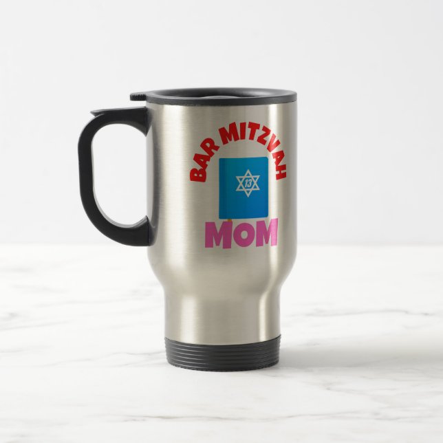 Bar Mitzvah Mama Kaffee Tasse (Links)