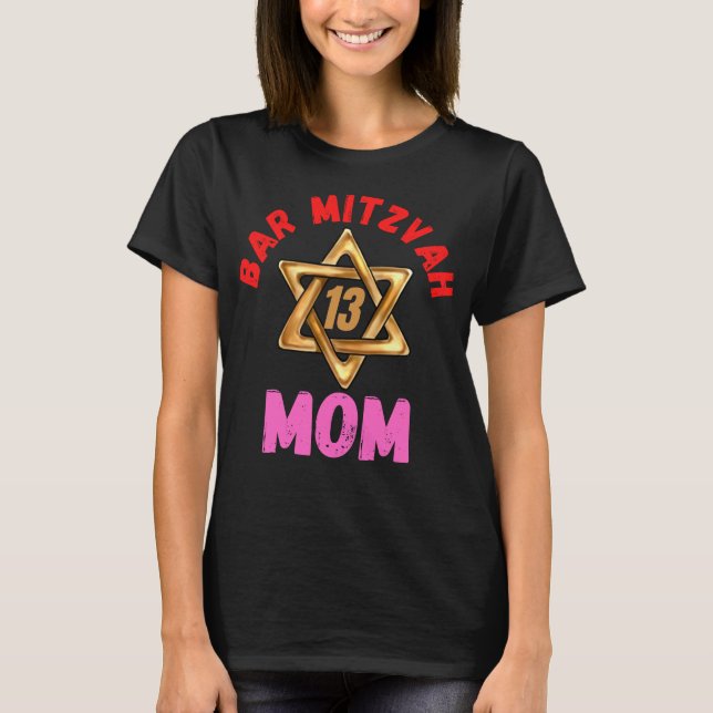 Bar Mitzvah Mama T-Shirt (Vorderseite)