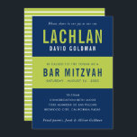 BAR MITZVAH Moderne Minimaltypografie Blau Limon Einladung<br><div class="desc">durch kat massard >>> WWW.SIMPLYSWEETPAPERIE.COM << << CONTACT ME für den benutzerdefinierten Wortlaut oder um irgendwelche Zeilen in hebräischer Liebe das Design hinzuzufügen, aber möchte einige Änderungen sehen - ein anderes Farbschema, Produkt, ein Foto hinzufügen oder angepasst für einen anderen Anlass - keine Sorgen einfach kontaktieren Sie mich - ich...</div>