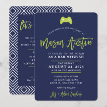 Bar Mitzvah moderne Spielermarine Limon MASON