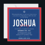 BAR MITZVAH Modernes Fußballblau Rot ELLINA Einladung<br><div class="desc">durch kat massard >>> kat@simplysweetPAPERIE.com << << CONTACT ME für den benutzerdefinierten Wortlaut oder um irgendwelche Zeilen in hebräischer Liebe das Design hinzuzufügen, aber möchte einige Änderungen sehen - ein anderes Farbschema, Produkt, ein Foto hinzufügen oder angepasst für einen anderen Anlass - keine Sorgen einfach kontaktieren Sie mich - ich...</div>