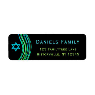 Bar Mitzvah Neon Grünes Gebet Schawl