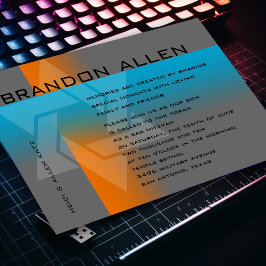 Bar Mitzvah Orange und Türkis auf jeder Farbe Einladung