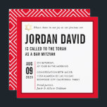 BAR MITZVAH Rotmaroon Einladung<br><div class="desc">durch kat massard >>> kat@simplysweetPAPERIE.com << << CONTACT ME für den benutzerdefinierten Wortlaut oder um irgendwelche Zeilen in hebräischer Liebe das Design hinzuzufügen, aber möchte einige Änderungen sehen - ein anderes Farbschema, Produkt, ein Foto hinzufügen oder angepasst für einen anderen Anlass - keine Sorgen einfach kontaktieren Sie mich - ich...</div>
