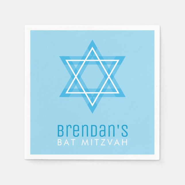 BAR MITZVAH SERVIETTE (Vorderseite)