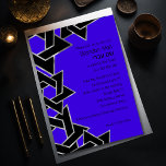 Bar Mitzvah Silver Black Star von David Einladung<br><div class="desc">Bar Mitzvah Silver Black Star von David Bar Mitzvah und Bat Mitzvah Einladung Sets von Umua entworfen. Gedruckt und ausgeliefert von Zazzle oder seinen Partnern.</div>
