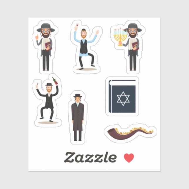 Bar mitzvah Stickers Aufkleber (Blatt)