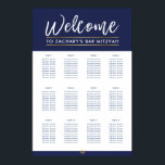 BAR MITZVAH TABLE PLAN 12 Tische moderne Marine Poster<br><div class="desc">durch kat massard >>>> WWW.SIMPLYSWEETPAPERIE.COM<<< - - - - - - - - - - - - - - - - A SEATING CHART is not only classy it is very handy to let your guest's know exactly where they are seated for your event. This is a lot simpler than...</div>