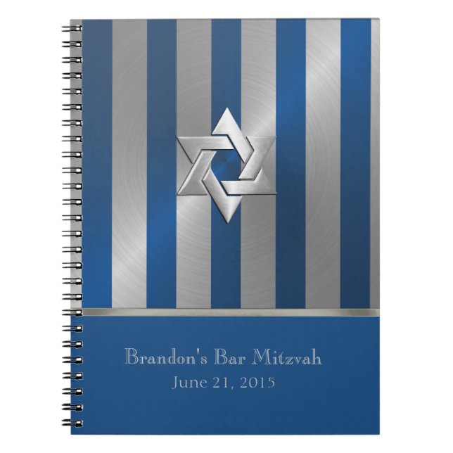 Bar Mitzvah UAWG Tracker Notebook/Gästebuch Notizblock (Vorderseite)