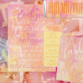 Bar oder Bat Mitzvah einfach subtil Konfetti