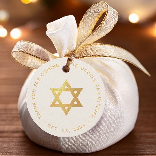 Bar oder Bat Mizwa Stern Davids aus falschem Gold  Geschenkanhänger (Von Creator hochgeladen)