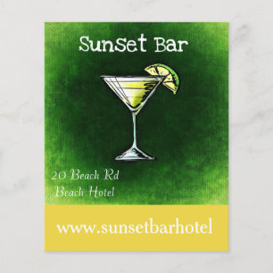 Bar oder Diskothek Beach Bar Pub Flyer