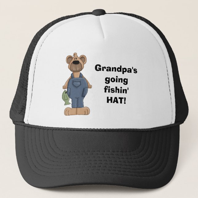 Bär, Opa'sgoingfish'HAT! Truckerkappe (Vorderseite)