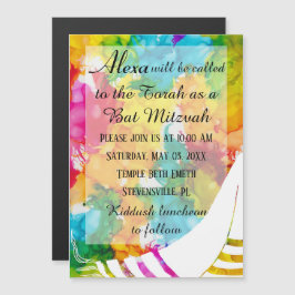 Bar or Bat Mitzvah Magnetische Party Einladung