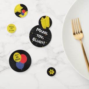 Bar ou JEU Bat mitzvah sur Confetti