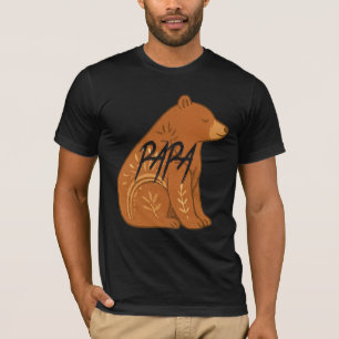 Bär Papa T-Shirt, T-Shirt