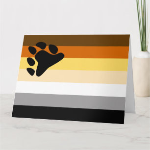 Bär Pride Flag Karte