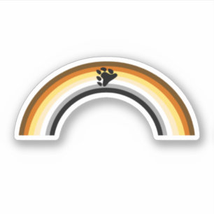 Bär Regenbogen Aufkleber