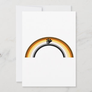 Bär Regenbogen Feiertagskarte