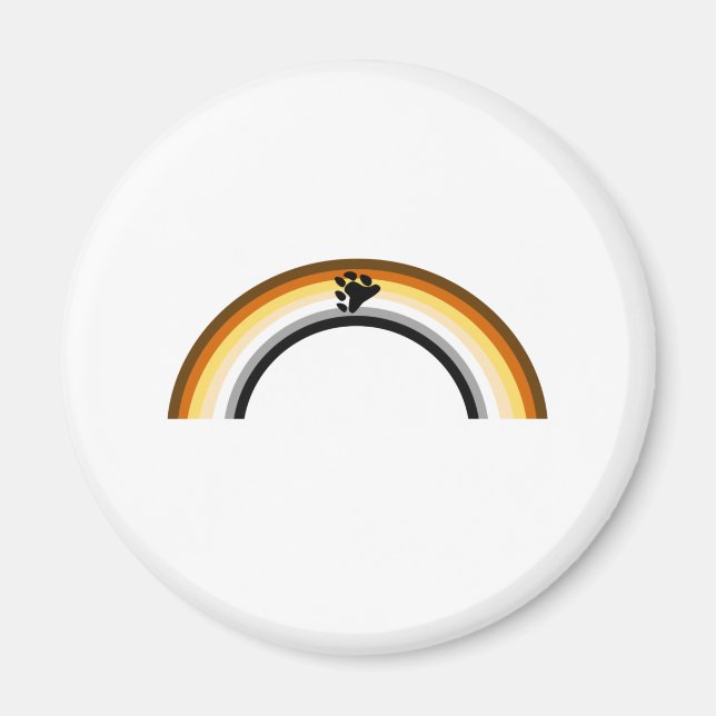 Bär Regenbogen Magnet (Vorne)