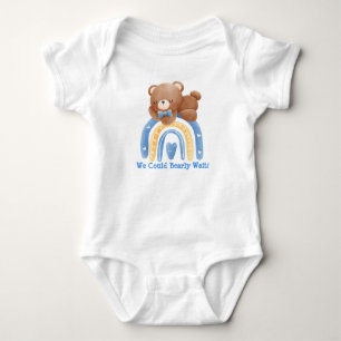 Bär Regenbogen Wir Könnten Kaum Warten Baby Body Strampler