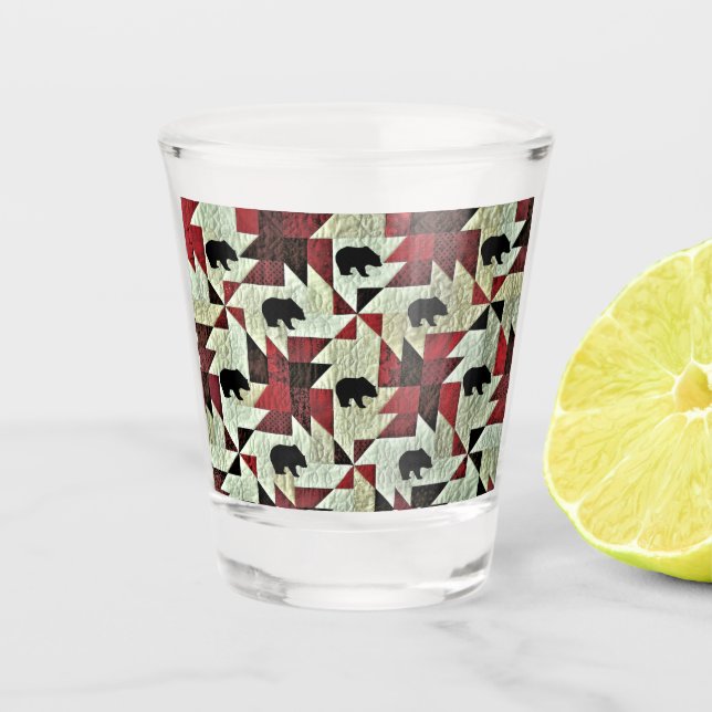 Bär Schnapsglas (Vorderseite)