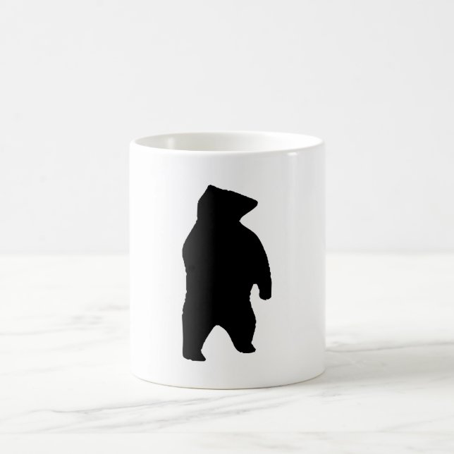 Bär-Silhouette Kaffeetasse (Mittel)