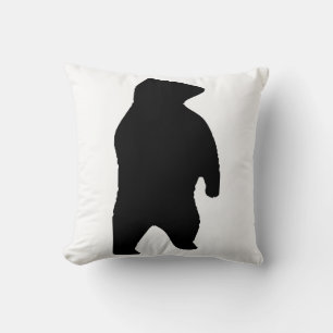 Bär-Silhouette Kissen