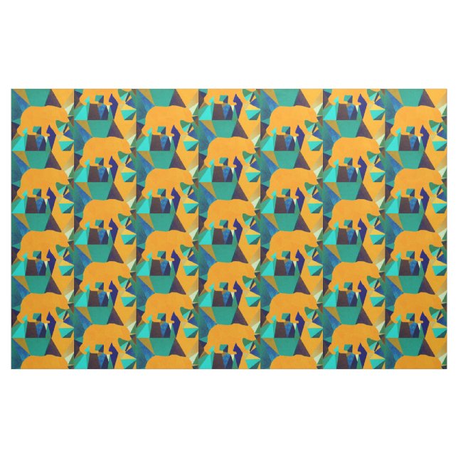 Bär Stoff (Fat Quarter (45,7 x 55,9 cm))