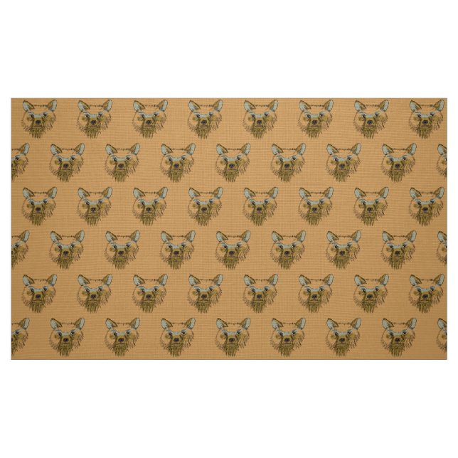 Bär Stoff (Fat Quarter (45,7 x 55,9 cm))